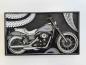 Preview: Motorcycle "Chopper" as wall picture -final wall picture gray to white painted